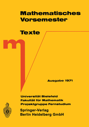 Mathematisches Vorsemester von Richter,  G