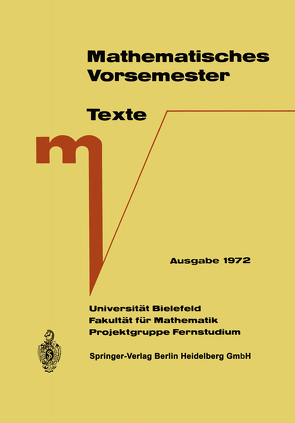 Mathematisches Vorsemester von Richter,  G