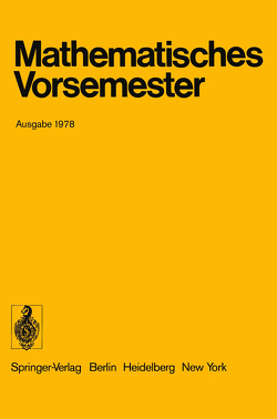 Mathematisches Vorsemester von Richter,  G