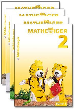 Mathetiger 2, Jahreszeiten-Bände, Klasse 2 · Erstausgabe von Heidenreich,  Matthias, Kinkel-Carcinescu,  Martina, Kropf,  Tamara, Laubis,  Thomas, Wieland,  Karen