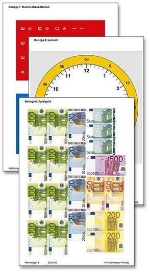 Mathetiger 3, Arbeitsbeilagen von Heidenreich,  Matthias, Heusch,  Judith, Kinkel-Craciunescu,  Martina, Kropf,  Tamara, Laubis,  Thomas