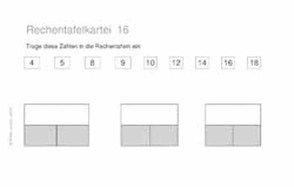 Matinko-Kartei Rechentafel von Jansen,  Peter