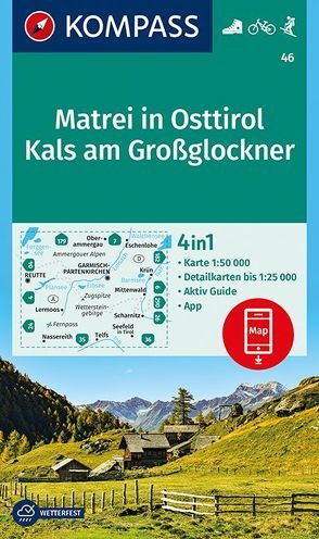 KOMPASS Wanderkarte Matrei in Osttirol, Kals am Großglockner von KOMPASS-Karten GmbH