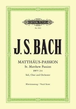 Matthäus-Passion von Bach,  Johann Sebastian, Ochs,  Siegfried, Soldan,  Kurt