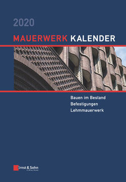 Mauerwerk-Kalender / Mauerwerk-Kalender 2020 von Jäger,  Wolfram