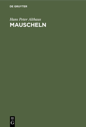 Mauscheln von Althaus,  Hans Peter