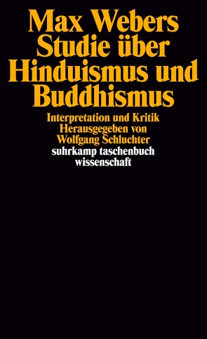 Max Webers Studie über Hinduismus und Buddhismus von Schluchter,  Wolfgang