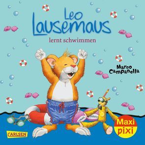 Maxi Pixi 255: VE 5 Leo Lausemaus lernt schwimmen (5 Exemplare) von Campanella,  Marco, Casalis,  Anna