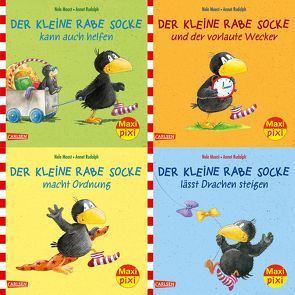 Maxi-Pixi-4er-Set 57: Rabe Socke (4×1 Exemplar) von Moost,  Nele, Rudolph,  Annet