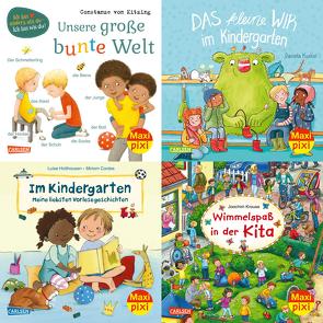 Maxi-Pixi-4er-Set 95: Neues aus dem Kindergarten (4×1 Exemplar) von Diverse