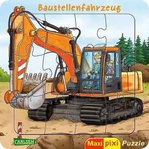 Maxi Pixi: Maxi-Pixi-Puzzle: Baustellenfahrzeug von Böwer,  Niklas