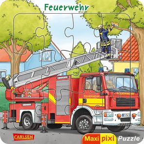 Maxi Pixi: Maxi-Pixi-Puzzle VE 5: Feuerwehr (5 Exemplare) von Böwer,  Niklas