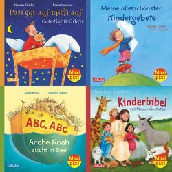 Die schönsten Bibelgeschichten und Gebete für Kinder (4×1 Exemplar) von Geisler,  Dagmar, Grosche,  Erwin, Jakobs,  Günther, Krüss,  James, Langen,  Annette, Weldin,  Frauke