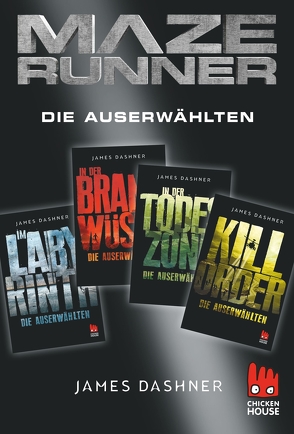 Maze Runner – 4 x Die Auserwählten von Burger,  Anke Caroline, Dashner,  James, Hinderer,  Katharina