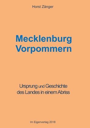 Mecklenburg Vorpommern von Zänger,  Horst