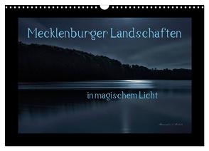 Mecklenburger Landschaften in magischem Licht (Wandkalender 2024 DIN A3 quer), CALVENDO Monatskalender von Mischuda,  Sandro