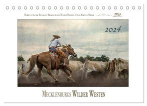 Mecklenburgs Wilder Westen (Tischkalender 2024 DIN A5 quer), CALVENDO Monatskalender von Wrede,  Martina