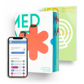 MedGurus MedAT Vorbereitung 2023 Erfolgspaket – Leitfaden, alle Übungsbücher und E-Learning zur Vorbereitung für den Medizinaufnahmetest in Österreich von Hetzel,  Alexander, Lechner,  Constantin, Pfeiffer,  Anselm