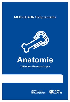 MEDI-LEARN Skriptenreihe: Anatomie im Paket von Bommas-Ebert,  Ulrike, Jahnke,  Dr. Paul, Körtner,  Günter, Lüdeling,  Daniel, Martin,  Andreas, Szalay,  Dr. Kristin