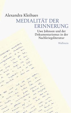 Medialität der Erinnerung von Kleihues,  Alexandra