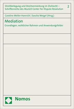 Mediation von Meller-Hannich,  Caroline, Weigel,  Sascha