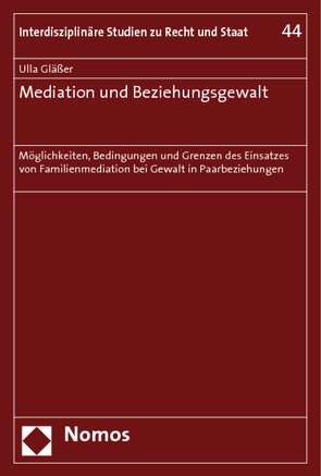 Mediation und Beziehungsgewalt von Gläßer,  Ulla
