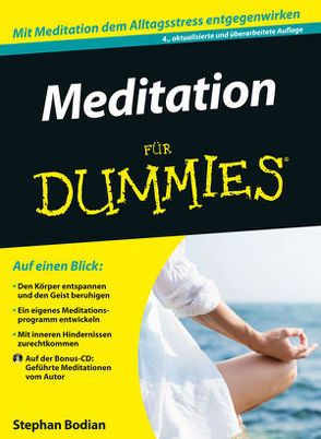 Meditation für Dummies von Bodian,  Stephan, Engel,  Reinhard