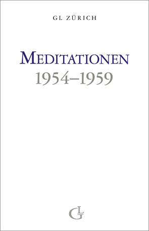 Meditationen 1954-1959 von Brunner,  Beatrice