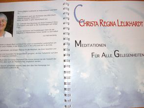 Meditationen für alle Gelegenheiten von Leukhardt,  Christa Regina