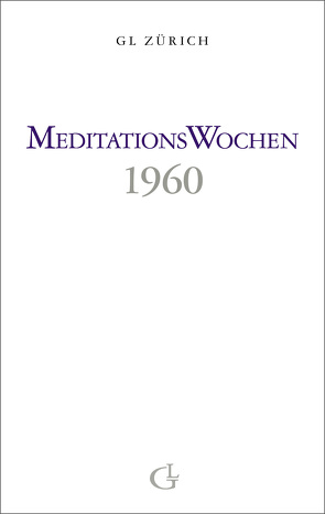 Meditationswoche 1960 von Brunner,  Beatrice