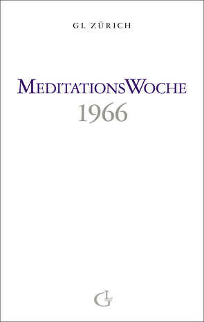 Meditationswoche 1966 von Brunner,  Beatrice