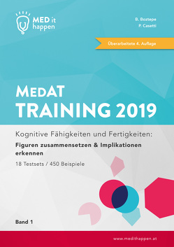 MEDithappen MedAT Training 2019, Band 1 von Boztepe,  Bedirhan, Casetti,  Pascal