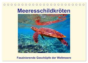 Meeresschildkröten – Faszinierende Geschöpfe der Weltmeere (Tischkalender 2024 DIN A5 quer), CALVENDO Monatskalender von Hess,  Andrea