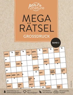 Mega-Rätsel Großdruck – Band 2 | Bunter Rätselmix in Großschrift