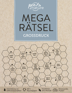 Mega-Rätsel Großdruck. Bunter Rätselmix in Großschrift