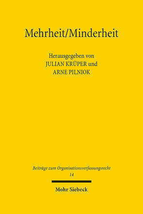 Mehrheit/Minderheit von Krüper,  Julian, Pilniok,  Arne