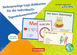 Mehrsprachige Lege-Bildkarten für die individuelle Tagesdokumentation