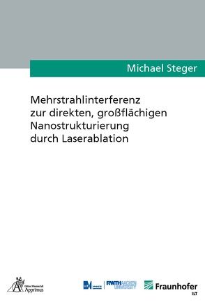 Mehrstrahlinterferenz zur direkten, großflächigen Nanostrukturierung durch Laserablation von Steger,  Michael