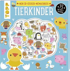 Mein 3D-Sticker-Mitmachbuch: Tierkinder von Machell,  Dawn