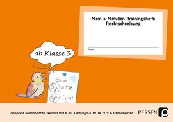 Mein 5-Min-Trainingsheft: Rechtschreibung 2, Kl. 3 von Hohmann,  Karin