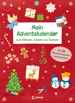 Mein Adventskalender zum Rätseln, Spielen und Basteln von Thau,  Christine