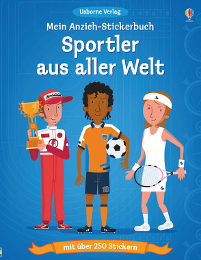 Mein Anzieh-Stickerbuch: Sportler aus aller Welt von Davies,  Kate, Morize,  Patrick