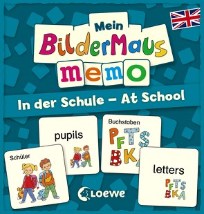 Mein Bildermaus-Memo – Englisch – In der Schule – At School von Labuch,  Kristin