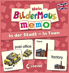 Mein Bildermaus-Memo – Englisch – In der Stadt – In Town von Boehm,  Michael