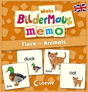 Mein Bildermaus-Memo – Englisch – Tiere – Animals von Wieker,  Katharina