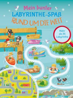 Mein bunter Labyrinthe-Spaß: Rund um die Welt