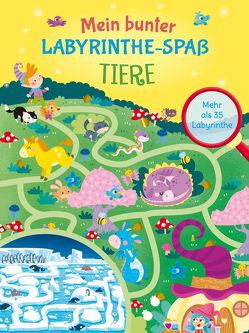 Mein bunter Labyrinthe-Spaß: Tiere