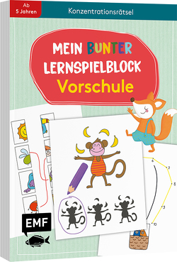 Mein bunter Lernspielblock – Vorschule: Konzentrationsrätsel von Thißen,  Sandy