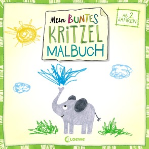 Mein buntes Kritzel-Malbuch (Elefant) von Pautner,  Norbert