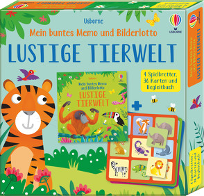 Mein buntes Memo und Bilderlotto: Lustige Tierwelt von Lucas,  Gareth, Nolan,  Kate